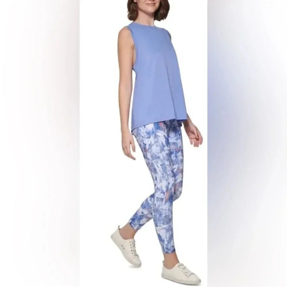 Calvin Klein Performance Women's Dropped-Armhole Tank Top - Picture 2 of 3